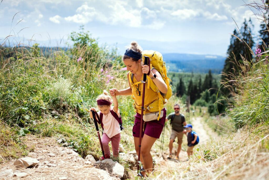 Fit im Urlaub Familie