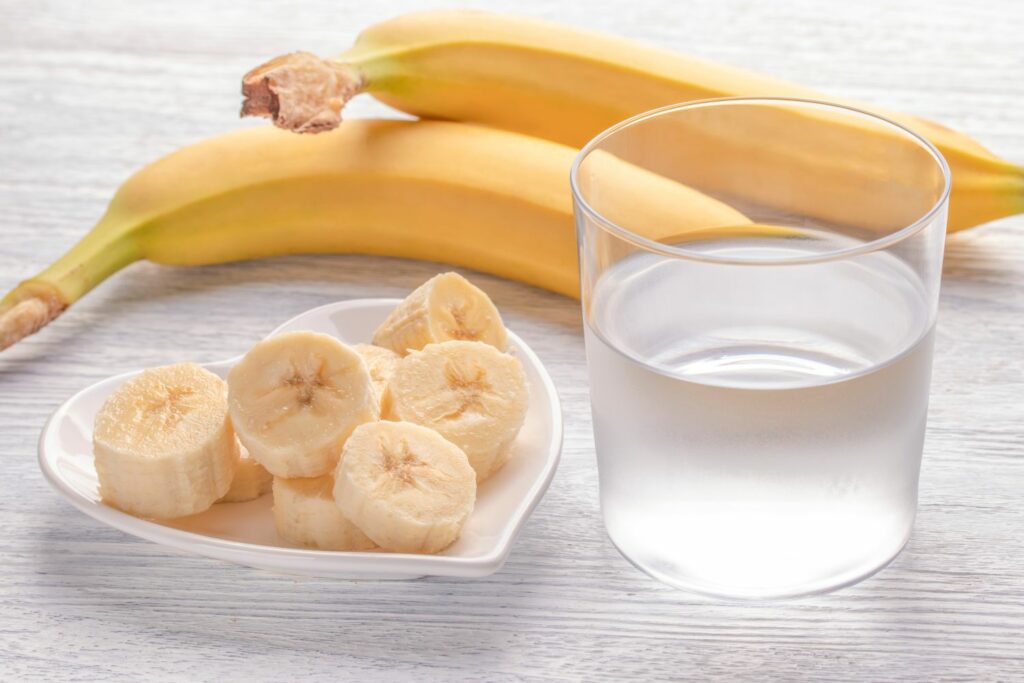 Bananentee Wasser